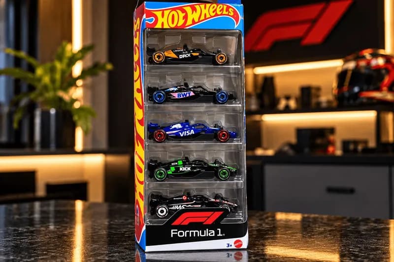 Pack Com 5 Carros Hot Wheels Fórmula 1 F1 2024 Multicor