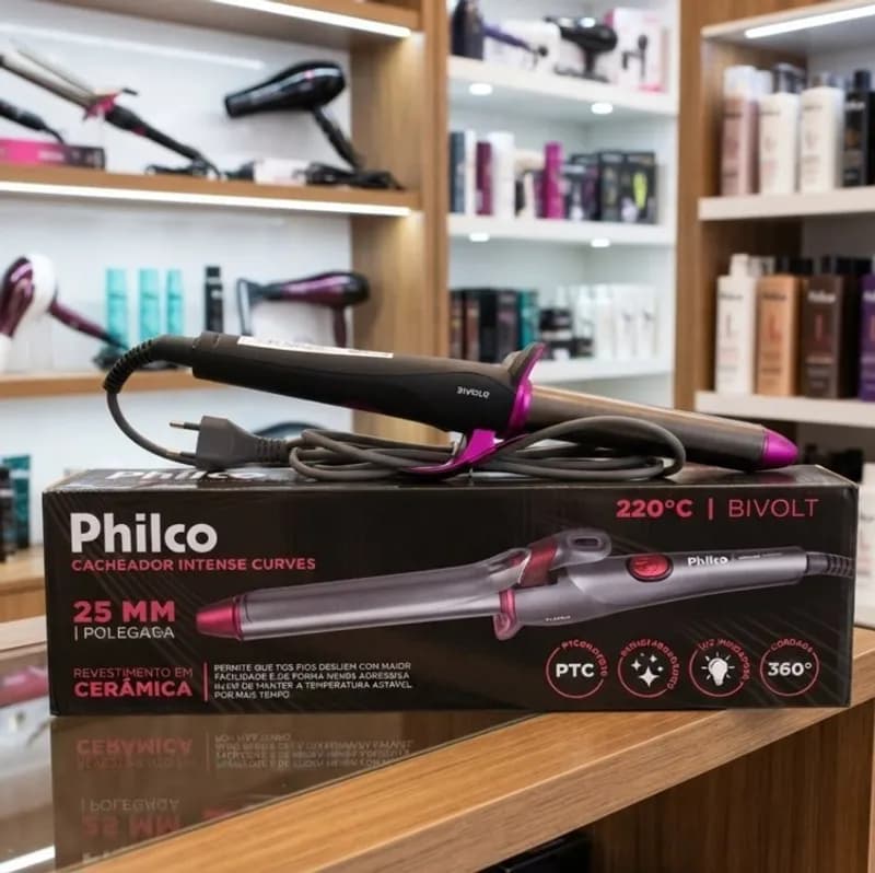 Cacheador Philco Cachos de 25mm Intense Curves Bivolt